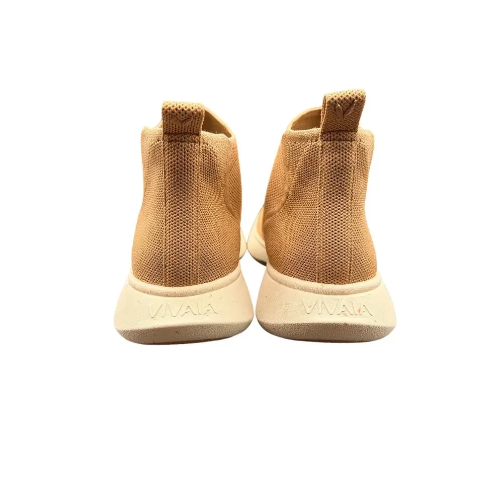 VIVAIA Knit Slip-On Ankle Sneakers Boots Beige EU 40 US 9
